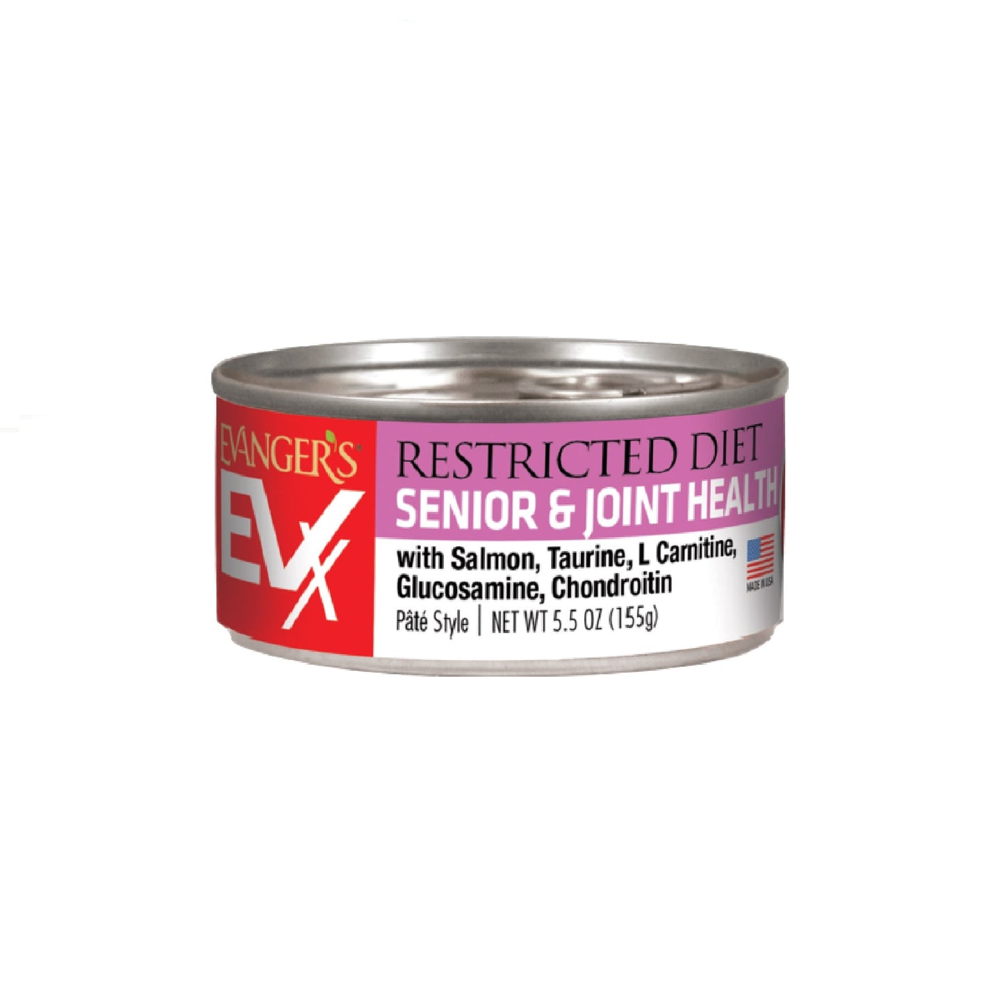 Evanger's EVX Restricted Diet Senior & Joint Health Wet Cat Food 155g