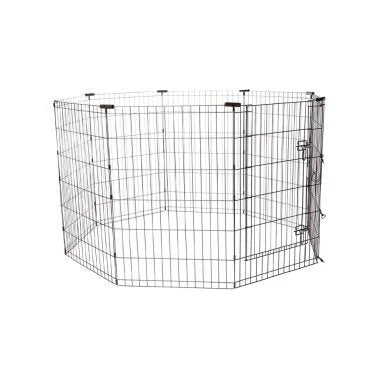 Petcrest Exercise Ex-Pen with Door for Pets 60cm H