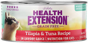 Health Extension Tilapia & Tuna Wet Cat Food 2.8oz