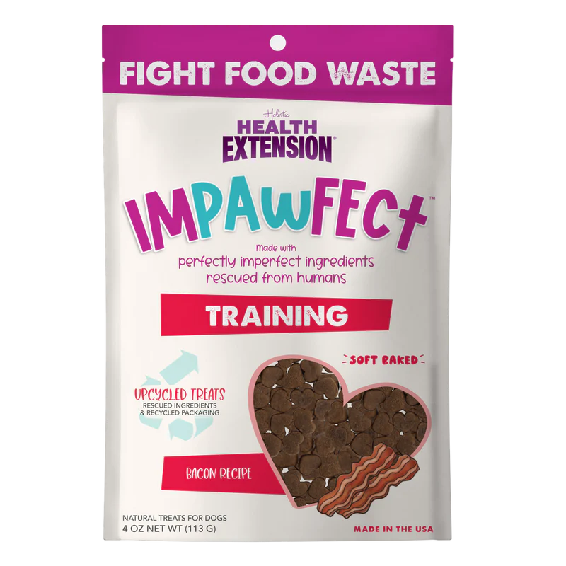 Health Extension Impawfect Bacon Soft Baked Training Treats 113g