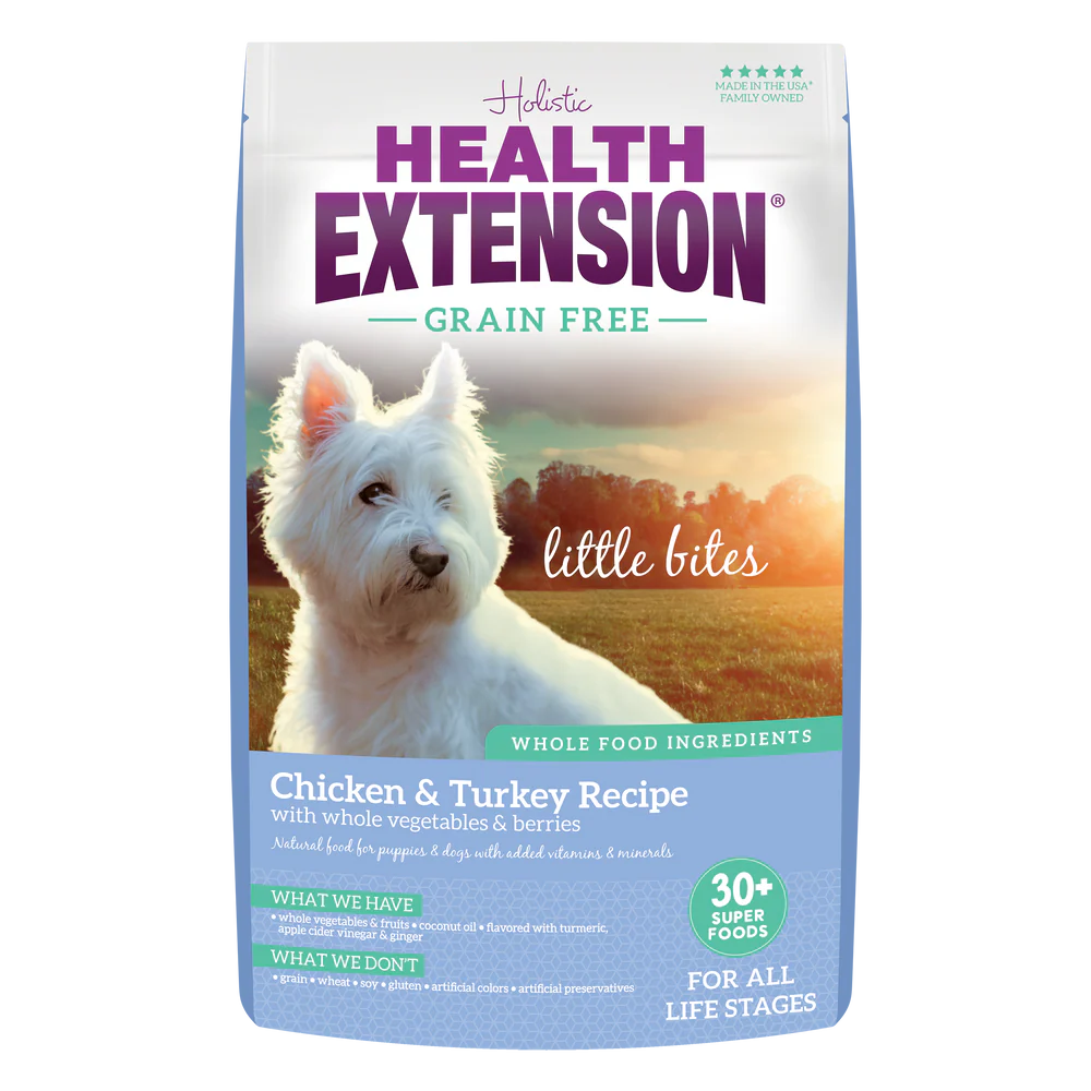 Health Extension Little Bites Chicken and Turkey Gran-free Dry Dog Food 1.5kg