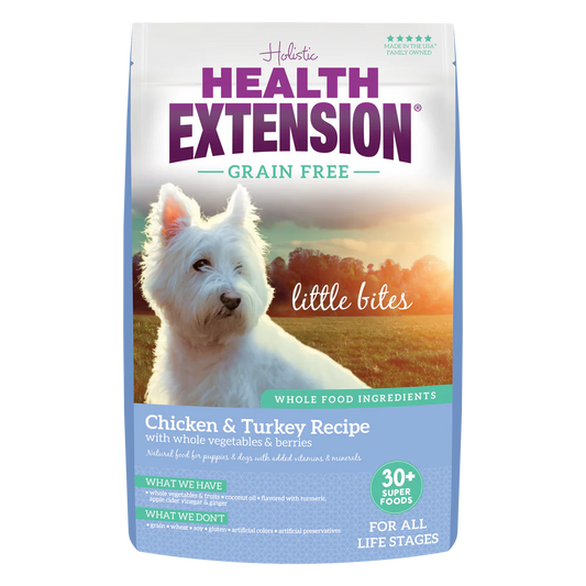 Health Extension Little Bites Chicken and Turkey Gran-free Dry Dog Food 1.5kg