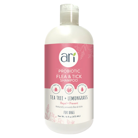 Ari Probiotic Flea and Tick Shampoo Tea Tree Lemongrass 473ml