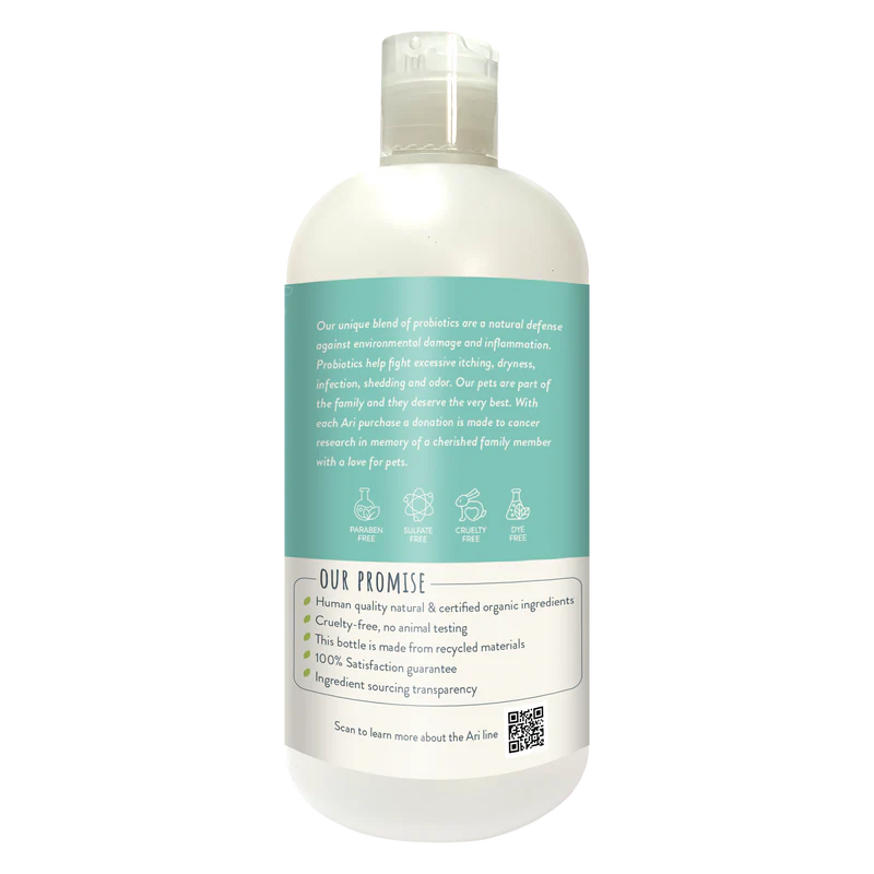 Ari Probiotic 2-in-1 Moisturizing Shampoo and Conditioner in Green Tea Mandarin 473ml