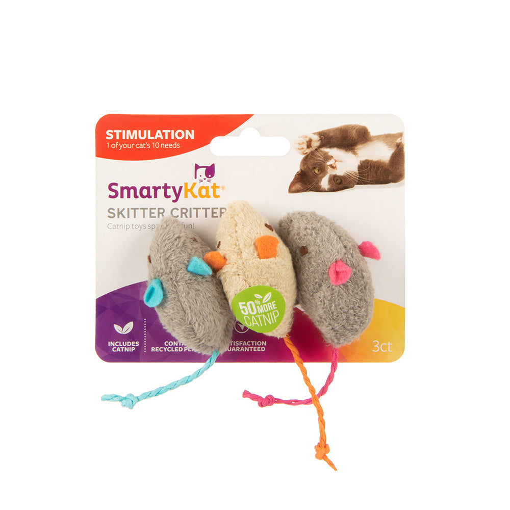 Smartykat Cat Skitters Critters 3 Pack
