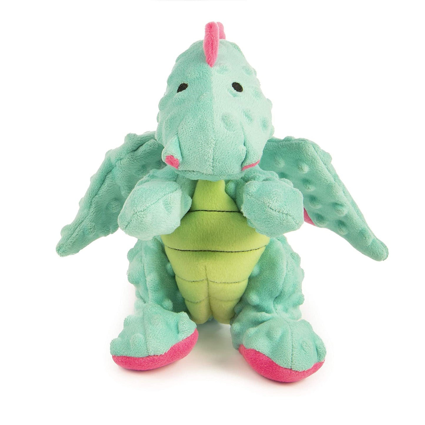 GoDog Toy Chew Guard Dragon Seafoam Large