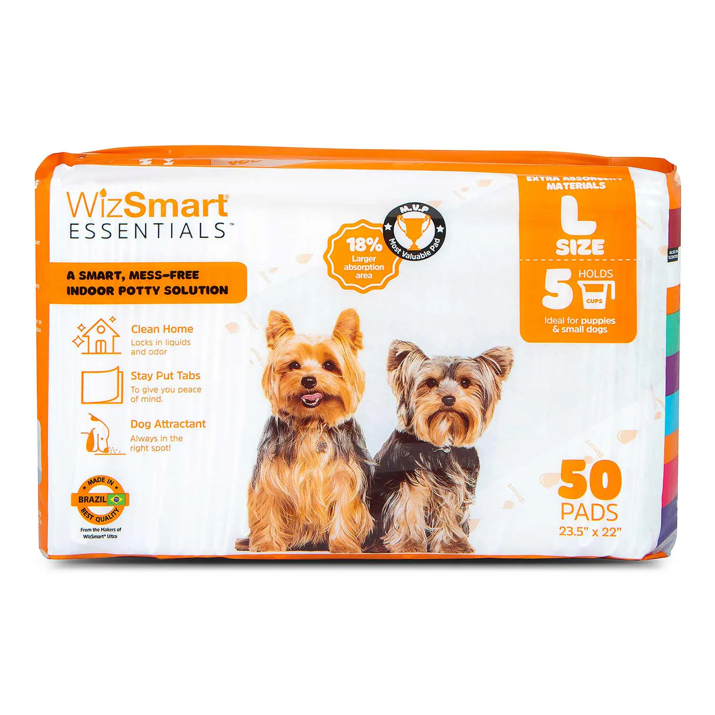 WizSmart Pet Sanitary Pad Essentials Large 50 ct