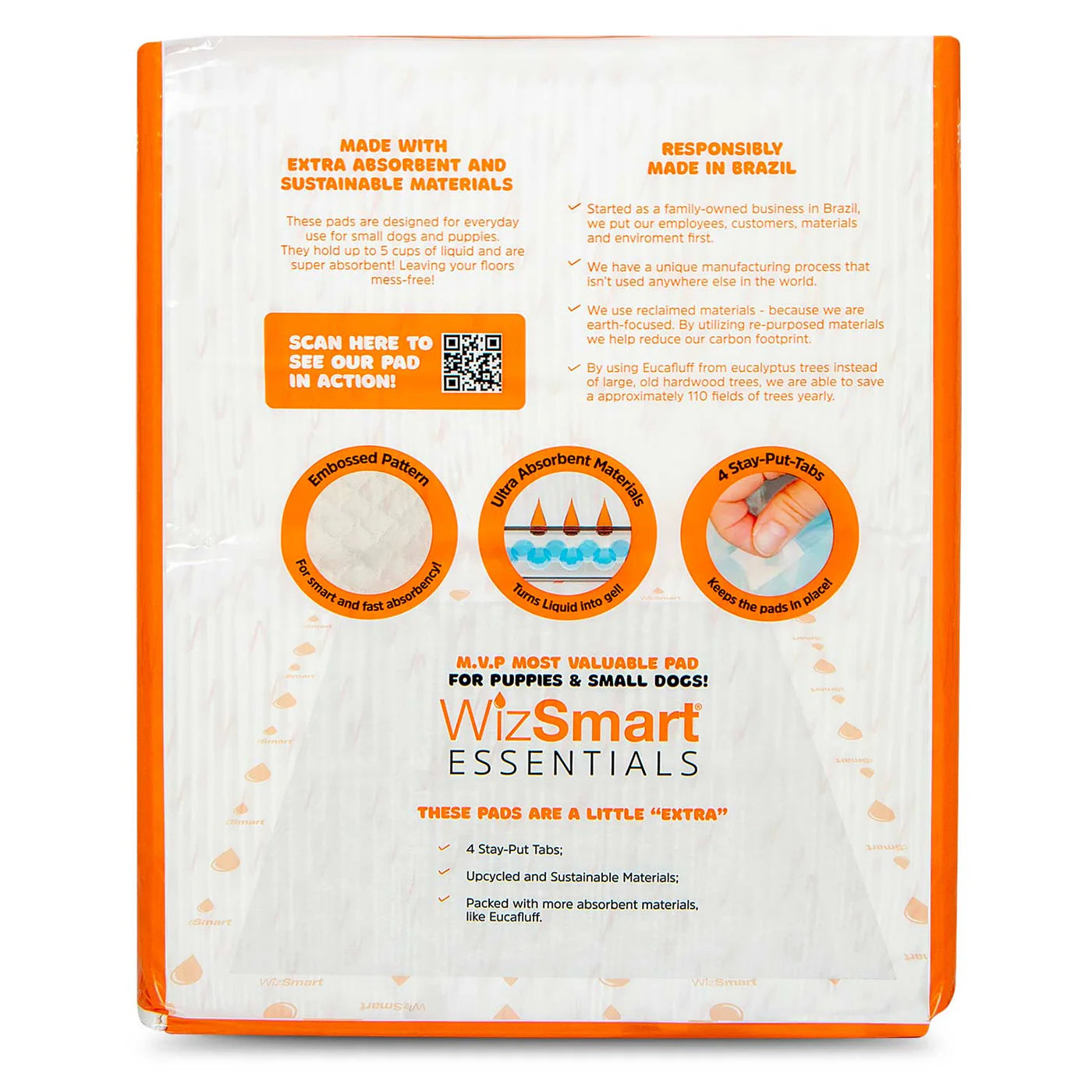 WizSmart Pet Sanitary Pad Essentials Large 100 ct