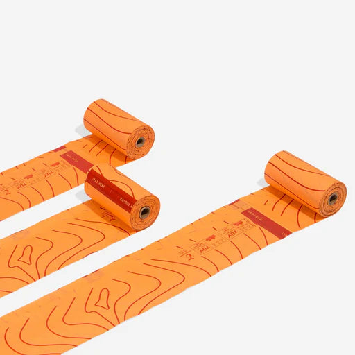 Zeedog Compostable Poop Bag Refill Orange 4 rolls