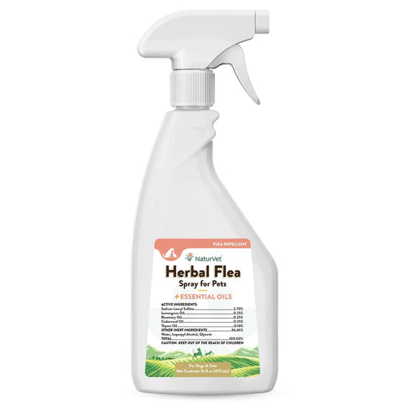 NaturVet Herbal Flea Spray 480ml