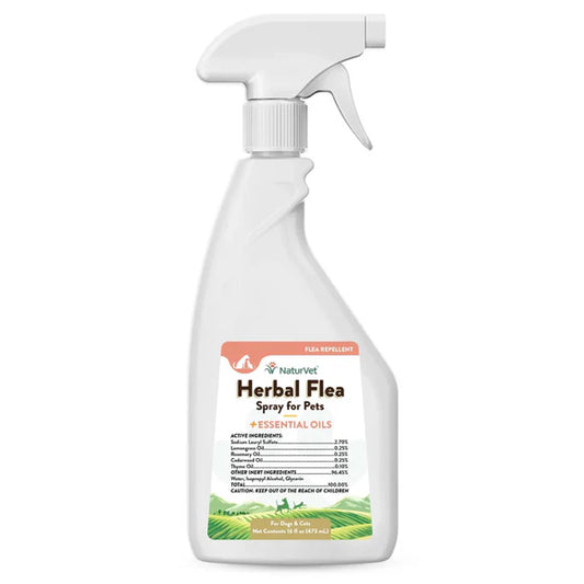 NaturVet Herbal Flea Spray 480ml