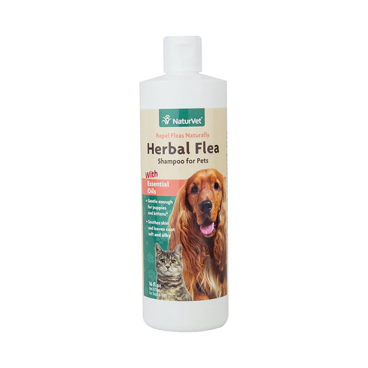 NaturVet Herbal Flea Shampoo 480ml