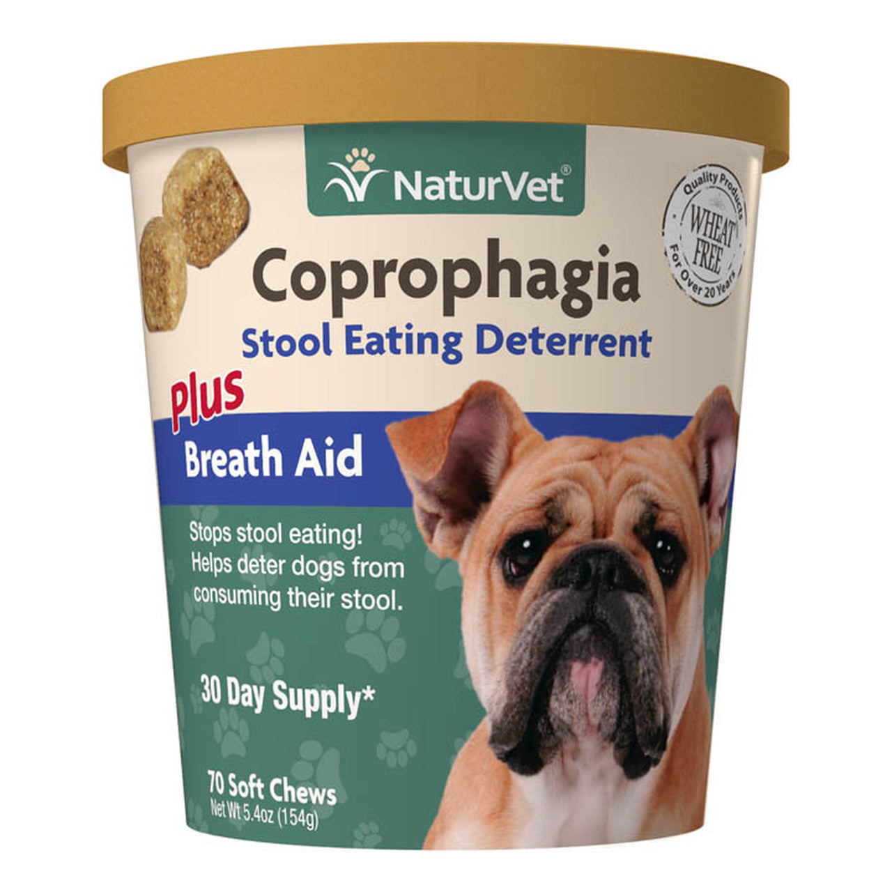 Naturvet Coprophagia + Breath Aid Soft Chews 70 pcs