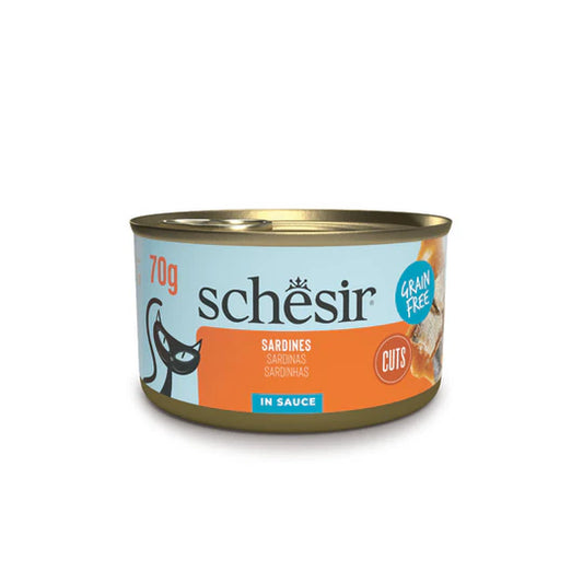 Schesir Sardine Cuts in Sauce Grain-free Wet Cat Food 70g