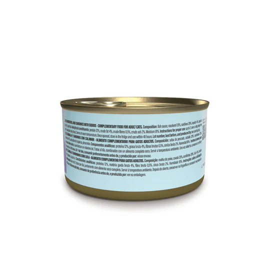 Schesir Mackerel and Sardines with Squid in Sauce Grain-free Wet Cat Food 70g