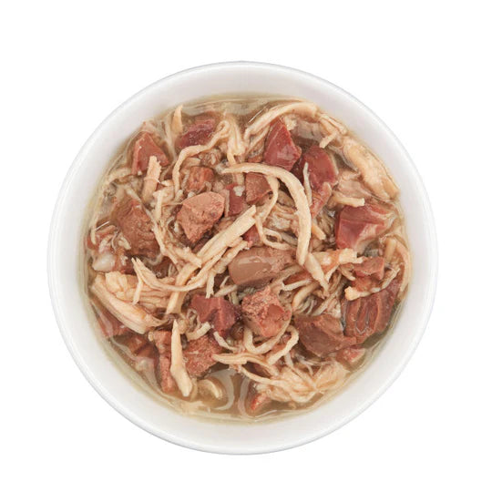 Schesir After Dark Chicken with Beef in Broth Grain-free Wet Cat Food 80g
