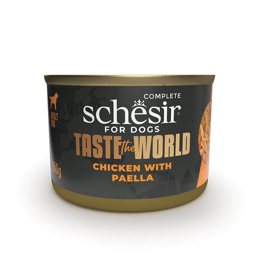 Schesir Taste of the World Chicken Paella in Broth Wet Dog Food 150g