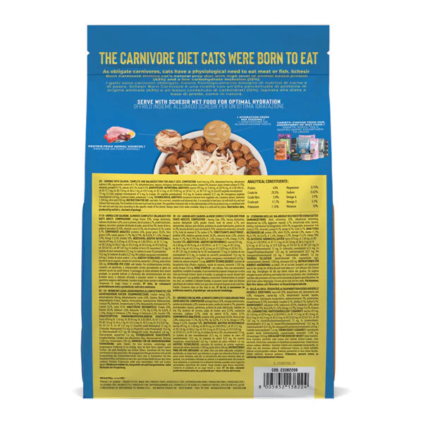 Schesir Born Carnivore Herring and Salmon Dry Cat Food 1.25kg