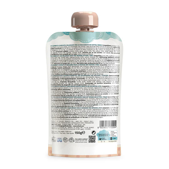 Schesir Kitten Care 0 to 6 months Tuna in Cream Wet Cat Food 150g