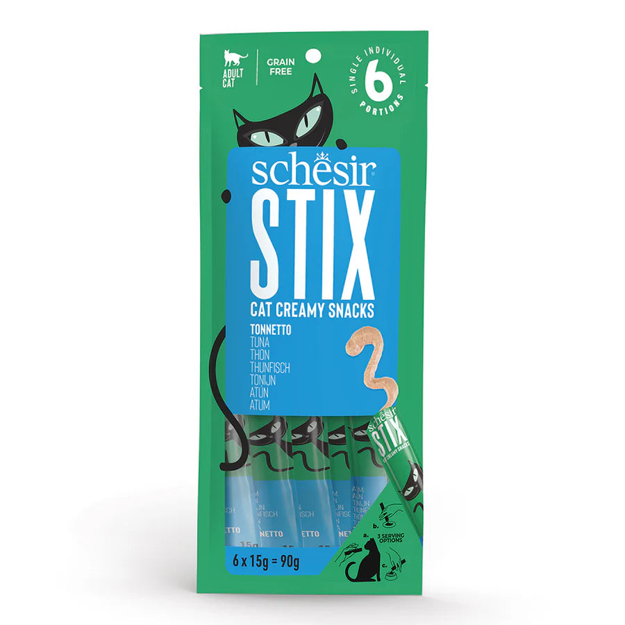 Schesir Stix Cat Treat Tuna 6 x 15g