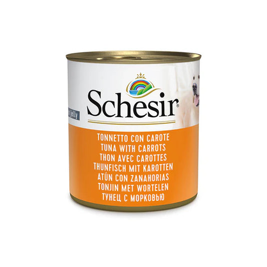 Schesir Tuna with Carrots in Jelly Wet Dog Food 285g