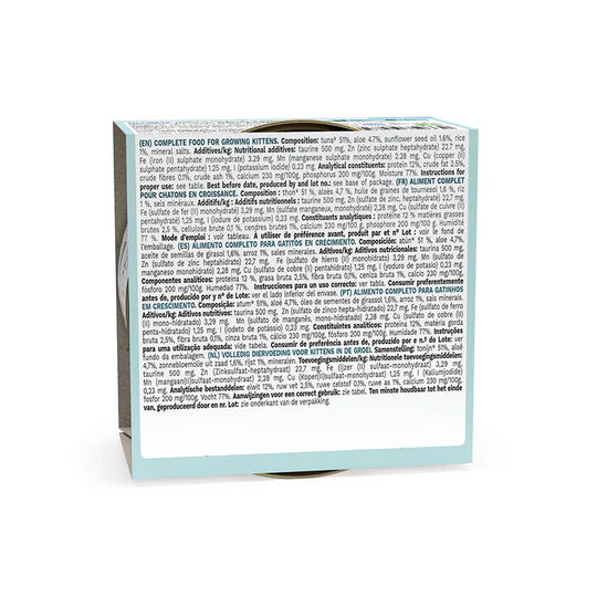 Schesir Kitten Care 3 to 12 months Tuna with Aloe in Jelly Wet Cat Food 85g