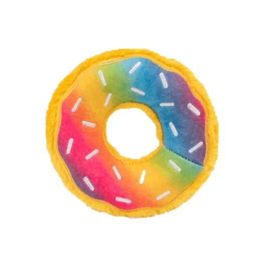 Zippy Paws Rainbow Donutz Medium Toy