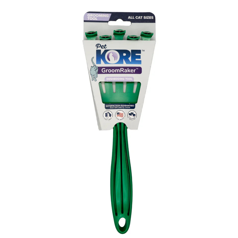 PetKORE Groomraker Deshedding Tool for Cats Small
