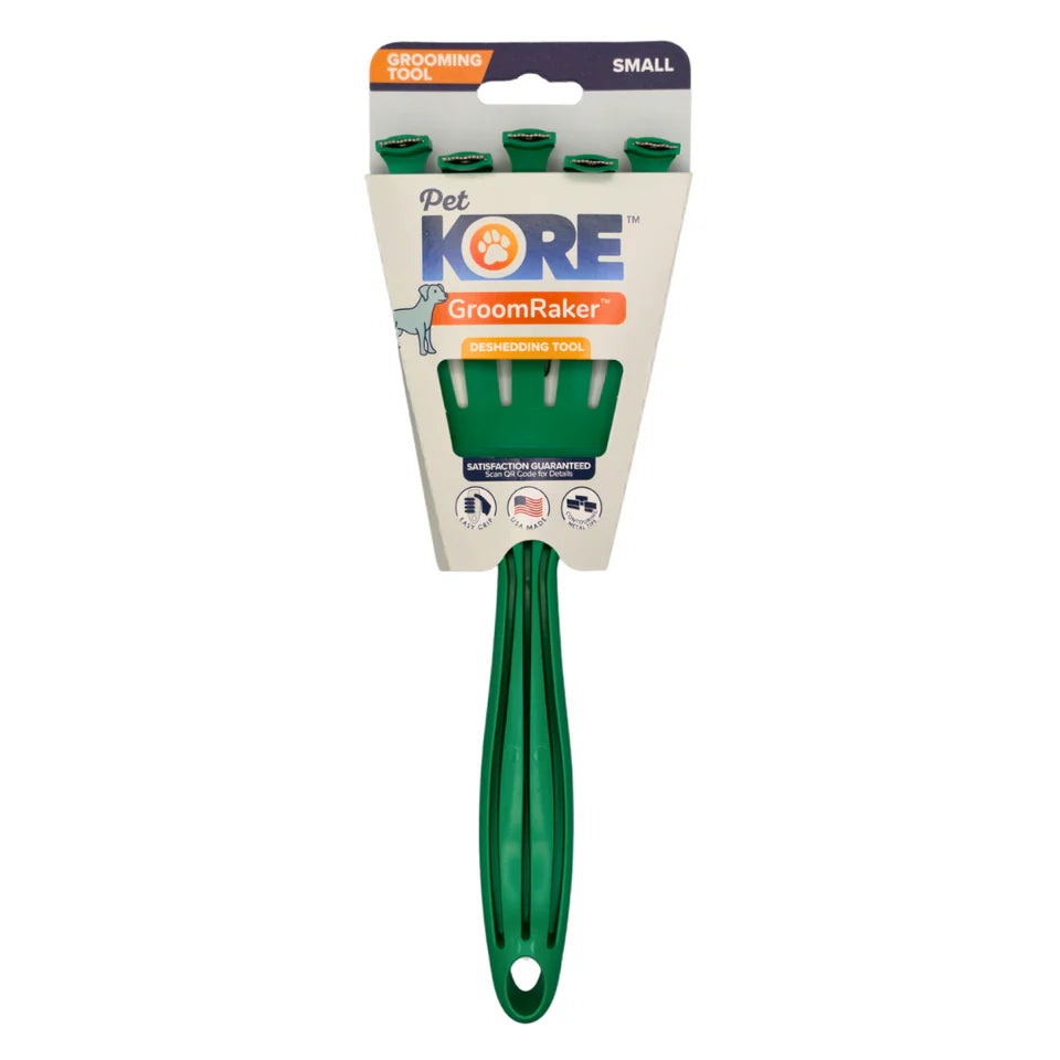 PetKORE Groomraker Deshedding Tool for Dogs Small