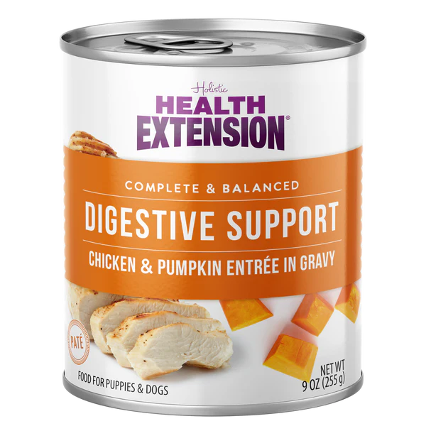 Health Extension Digestive Support Chicken & Pumpkin Entrée in Gravy Wet Dog Food 255g
