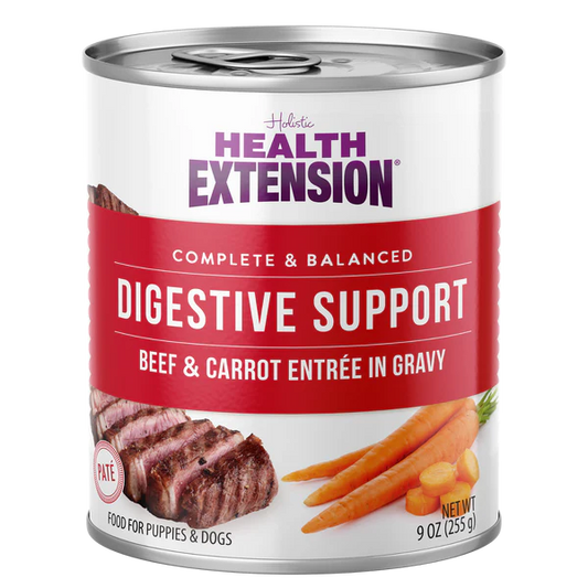 Health Extension Digestive Support Beef & Carrot Entrée in Gravy Wet Dog Food 255g