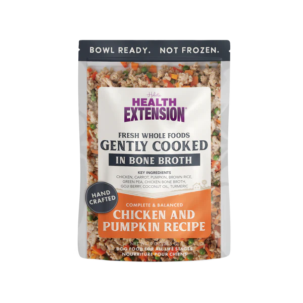 Health Extension Gently Cooked in Bone Broth Chicken & Pumpkin Recipe Wet Dog Food 255g