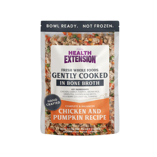 Health Extension Gently Cooked in Bone Broth Chicken & Pumpkin Recipe Wet Dog Food 255g