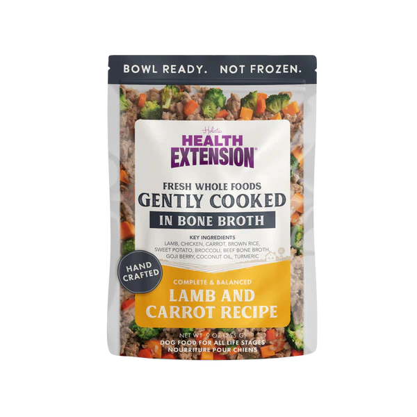 Health Extension Gently Cooked in Bone Broth Lamb & Carrot Recipe Wet Dog Food 255g