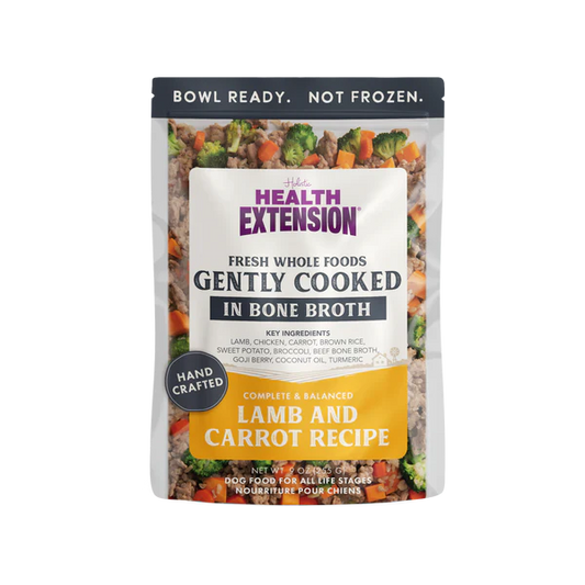 Health Extension Gently Cooked in Bone Broth Lamb & Carrot Recipe Wet Dog Food 255g