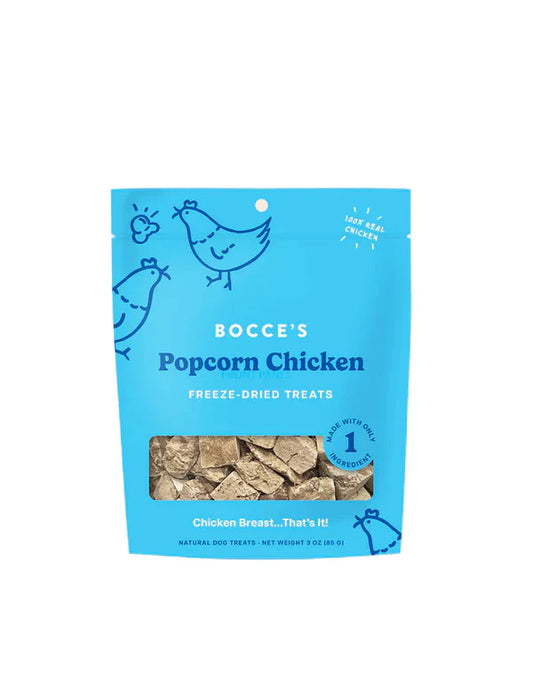 Bocce's Bakery Popcorn Chicken Freeze-Dried Chicken Breast Dog Treats 85g