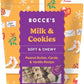 Bocce's Bakery Milk & Cookies Soft & Chewy Peanut Butter, Carob & Vanilla Recipe Dog Treats 170g