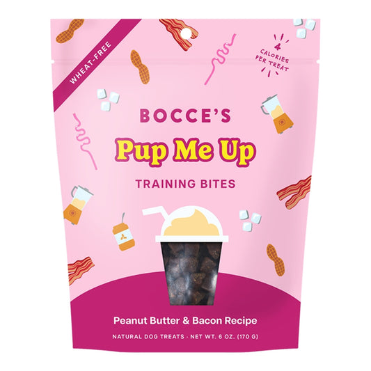 Bocce's Bakery Pup Me Up Training Bites Peanut Butter & Bacon Recipe Dog Treats 170g