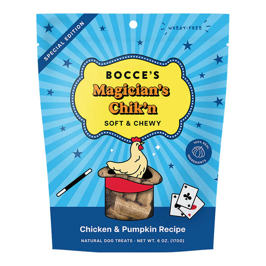 Bocce's Bakery Magician's Chik'n Soft & Chewy Chicken & Pumpkin Recipe Dog Treats 170g
