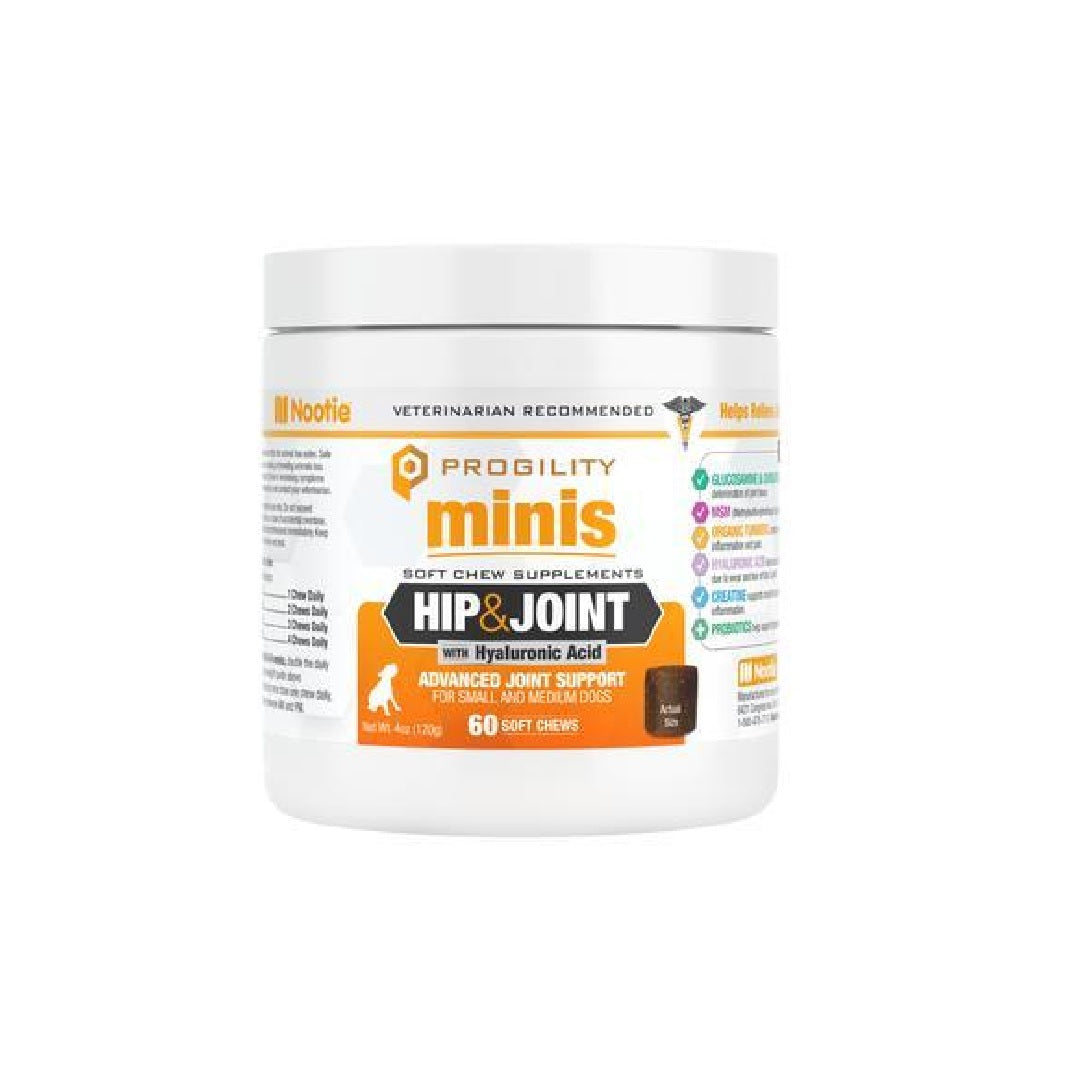 Nootie Progility Mini Hip & Joint 60 Soft Chews