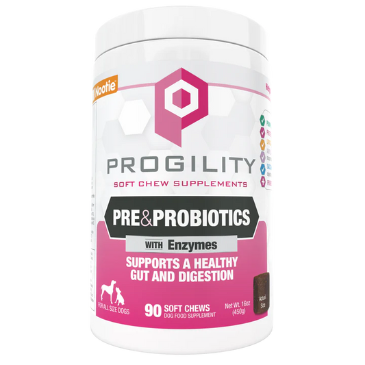 Nootie Progility Prebiotics and Probiotics for Dogs 90 soft chews
