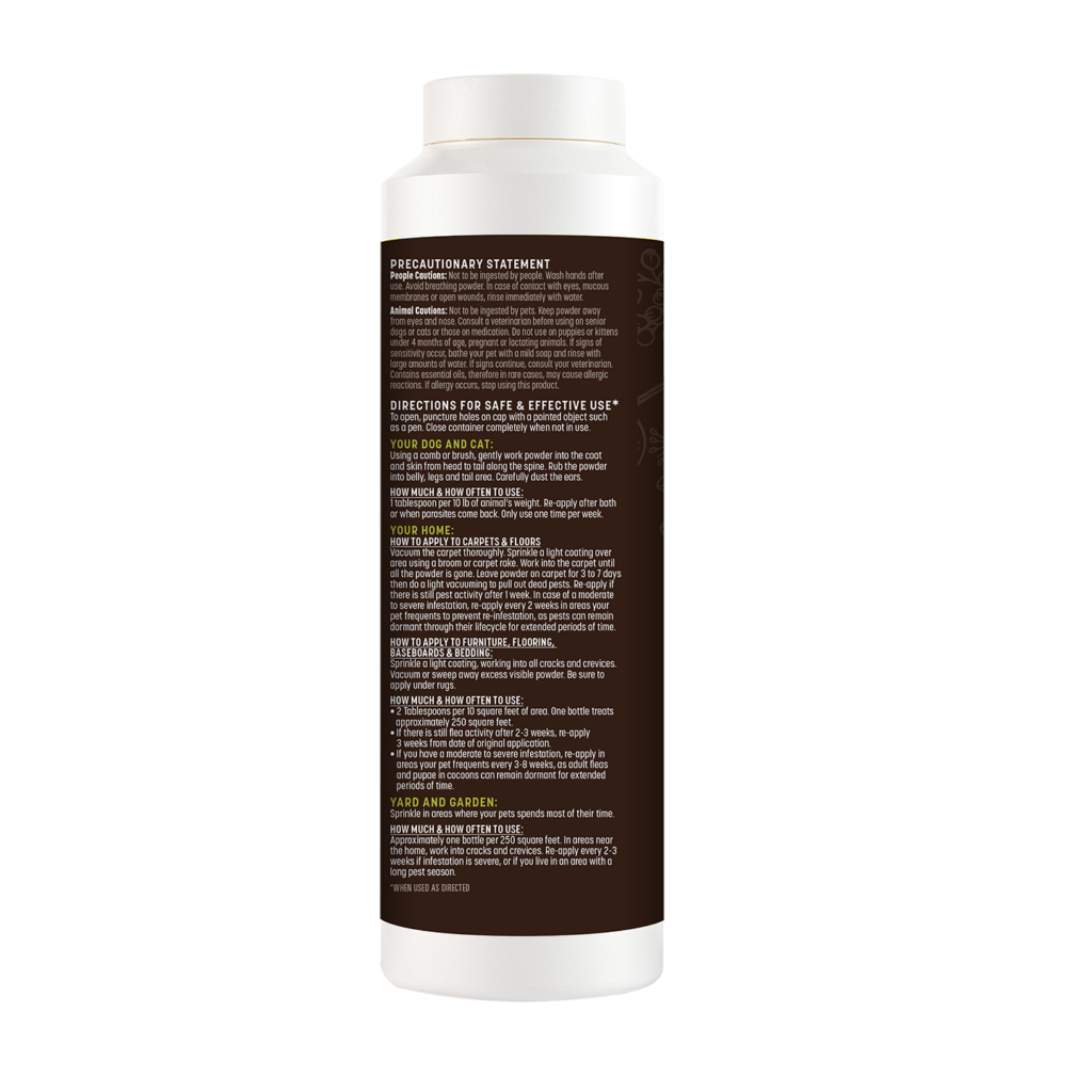Earth Animal Nature's Protection Flea and Tick Protection Topical Powder 227g