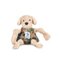 HuggleHounds Knottie Warrior Canine Connection Camo Yellow Lab
