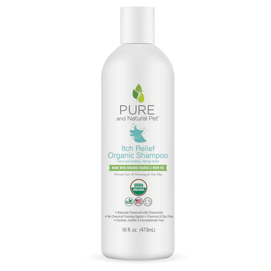 Pure and Natural Pet USDA Organic Itch-relief Shampoo for Dogs 473ml