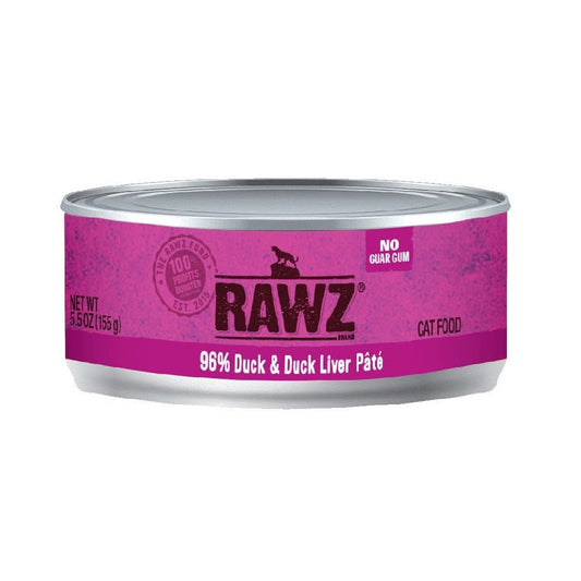 Rawz Cat Canned 96 Duck & Liver 155g