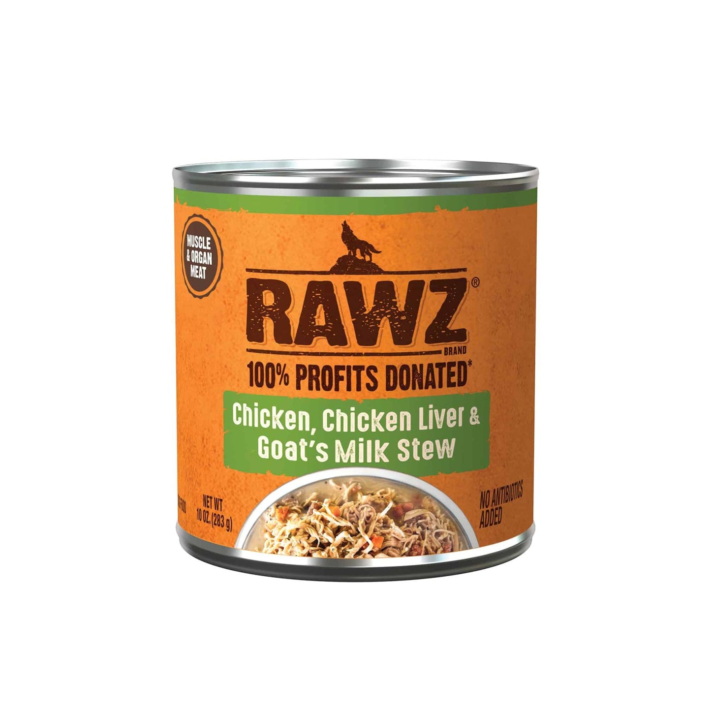 Rawz Chicken, Chicken Liver & Goat’s Milk Stew Dog Food 283g