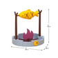 PetPals Grilled Fish Interactive Cat Toy