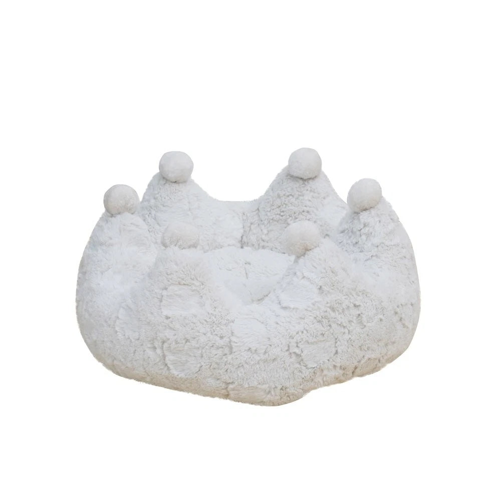 PetPals Crown Ivory Bed for Cats 43cm