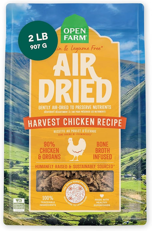 Open Farm Air-dried Harvest Chicken Recipe Dry Dog Food 907g