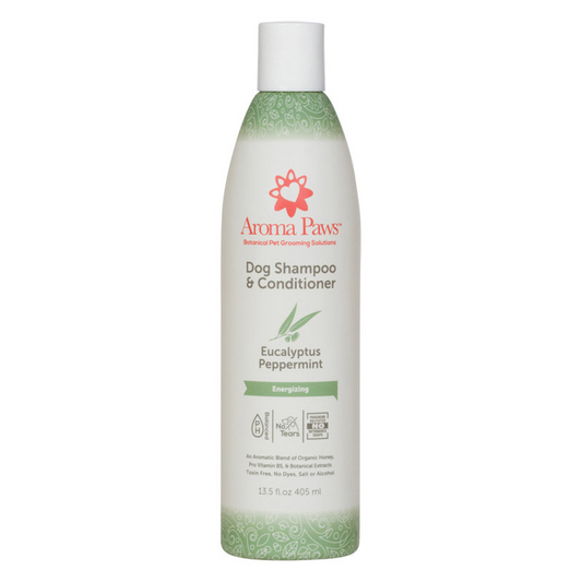Aroma Paws Energizing Shampoo Eucalyptus Peppermint 405ml